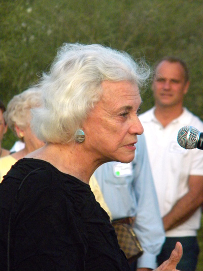 Justice Sandra Day O'Connor speaking about the house at The Mudslinging