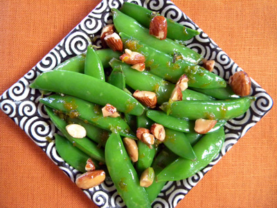 almond-sherry veggies