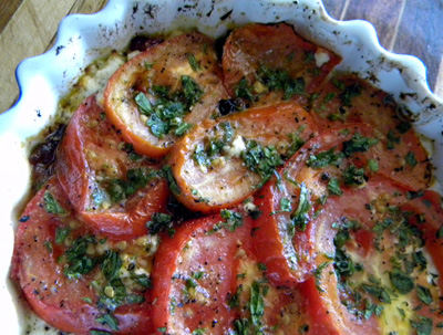 hot feta-tomato
