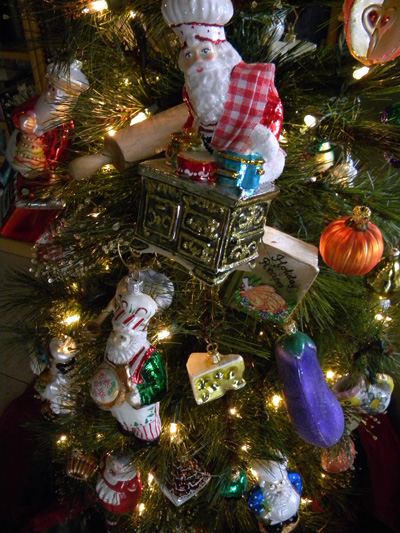 Ornaments from the Kitchen Christmas tree