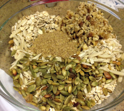 oats, nuts, seeds, germ