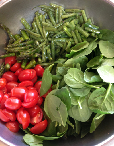 veggies for pasta