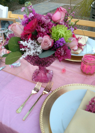 the big 5-0 photos and the tablescape — Les Petites Gourmettes