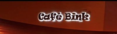 cafe bink sign