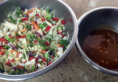 slaw and dressing