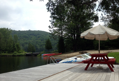 lake house dock