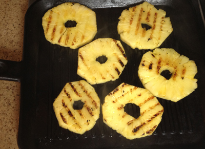 grill pineapple