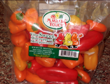 mini sweet peppers
