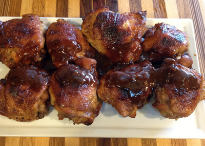 the best baked chicken thighs EVER