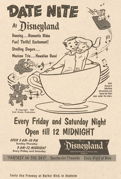 1957 Disneyland ad