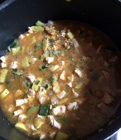 barley white bean chicken chili