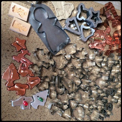 Christmas cookie cutters