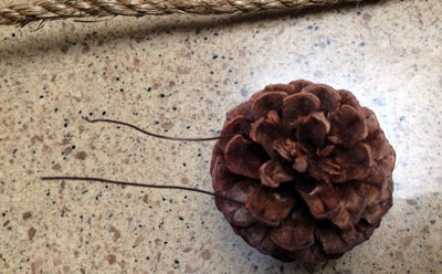 Rustic Pine Cone Garland 