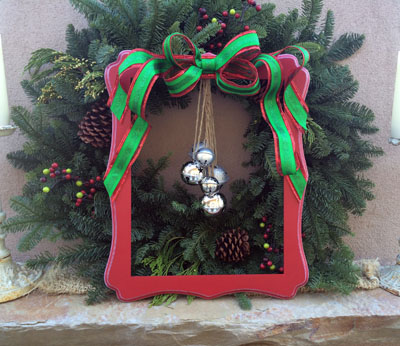 frame and bell wreath 1