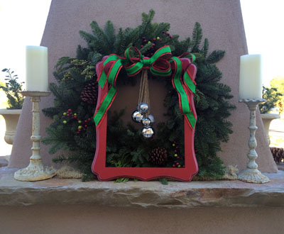 frame and bell wreath 2