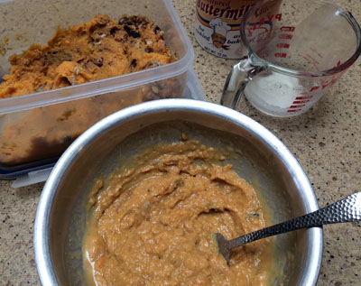 sweet potato mixture