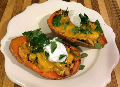chipotle chicken sweet potatoes