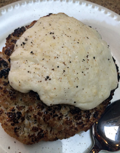 Roasted Cauliflower with Whipped Goat Cheese