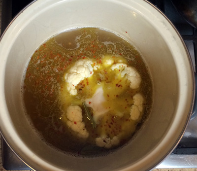 boil cauliflower