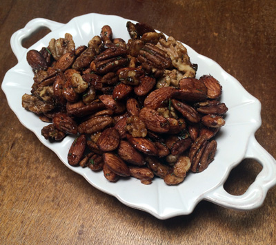 Chipotle & Rosemary Roasted Mixed Nuts