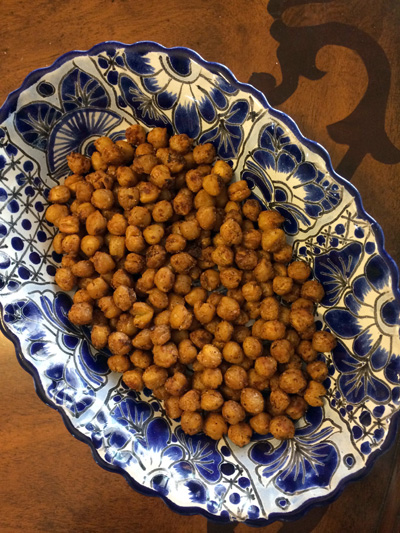 Roasted Chickpeas with Lime and Pimenton