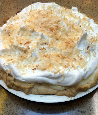 coconut cream pie