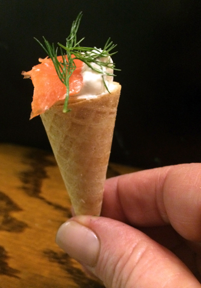 Smoked Salmon Mini “Ice Cream” Cones2