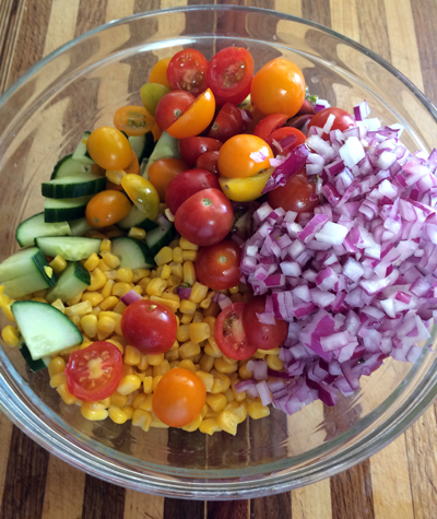 summer salad ready to mix