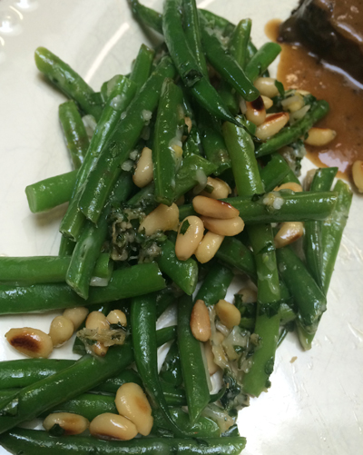 gremolata green beans