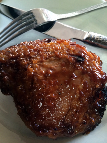 Oven Roasted BBQ Chicken Thighs — Les Petites Gourmettes
