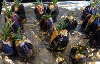 goat cheese figs