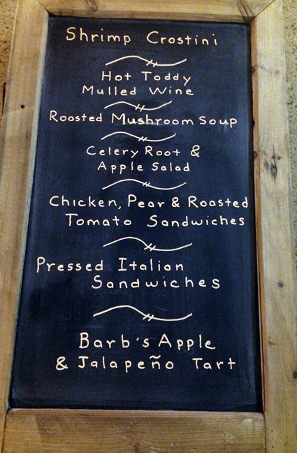 picnic chalkboard