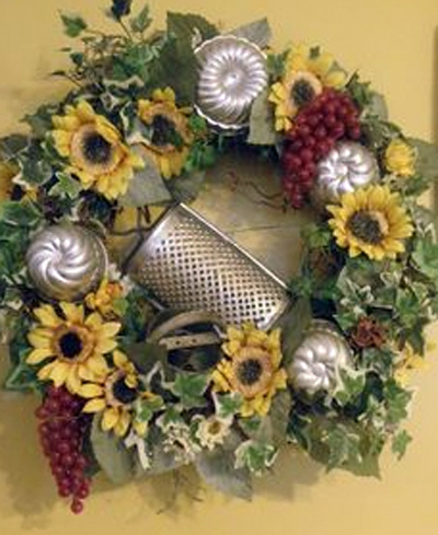 tin wreath