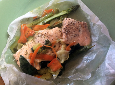 salmon en papillote