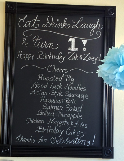 menu board