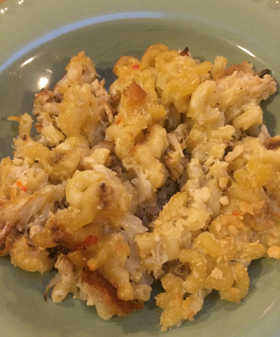 roasted cauliflower mac and cheese