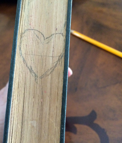 pencil heart