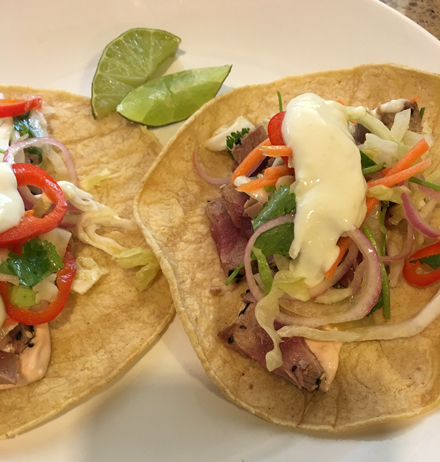 ahi tacos