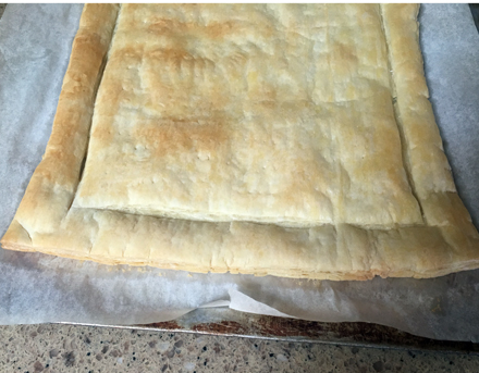 baked puff pastry