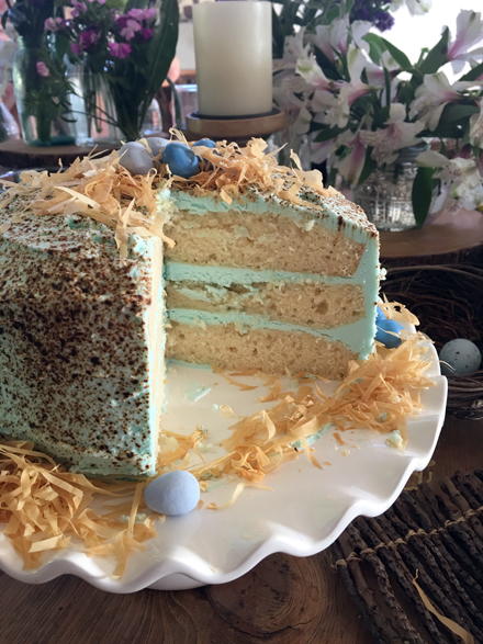 malted coconut cake