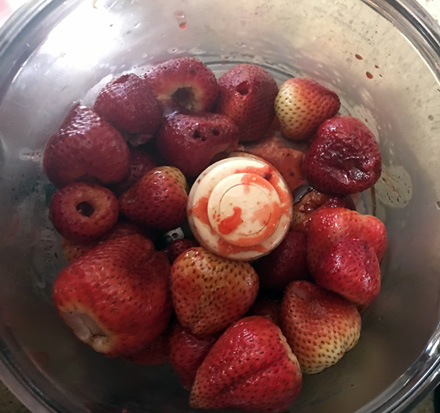 puree berries