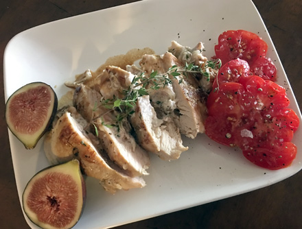 Fig & Goat Cheese Stuffed Chicken Breast