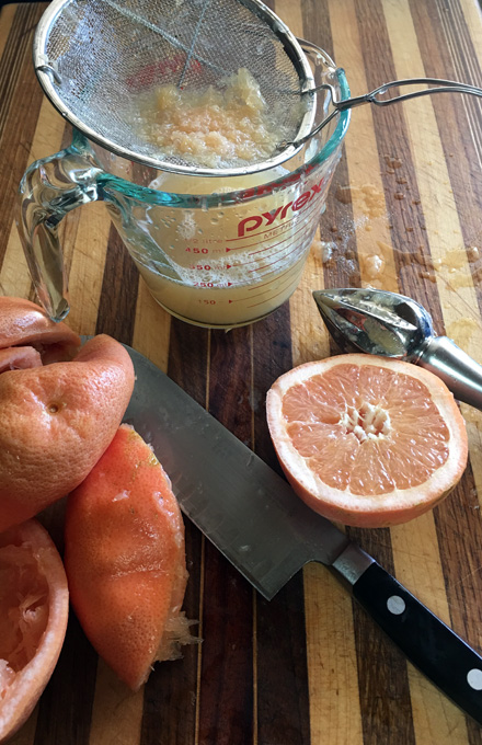 pink grapefruit juice