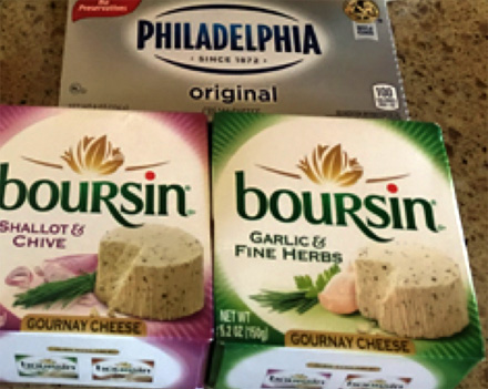 boursin or cream cheese
