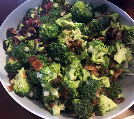 broccoli rasisin salad