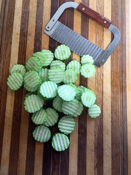 crinkle cucumber slicer — Les Petites Gourmettes