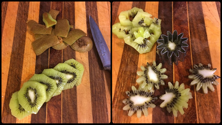 kiwi flower cut outs