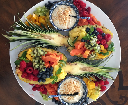pineapple platter