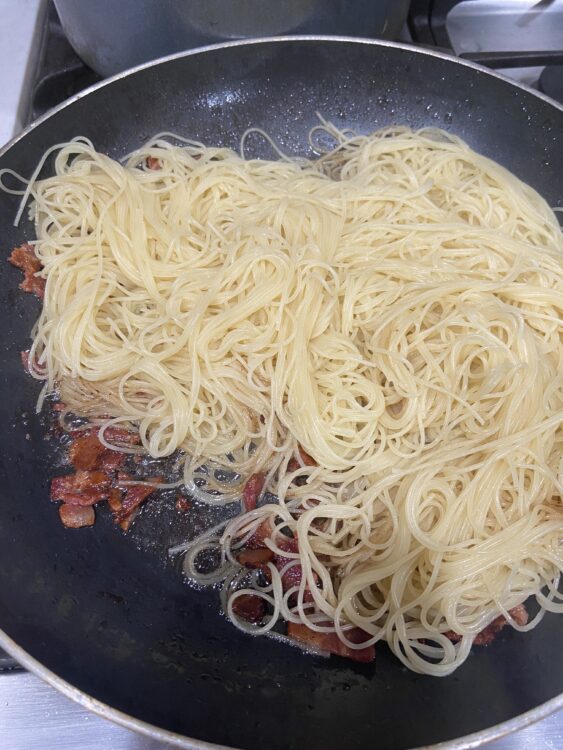 Chrissy Teigen's Spicy Miso Carbonara Pasta Recipe