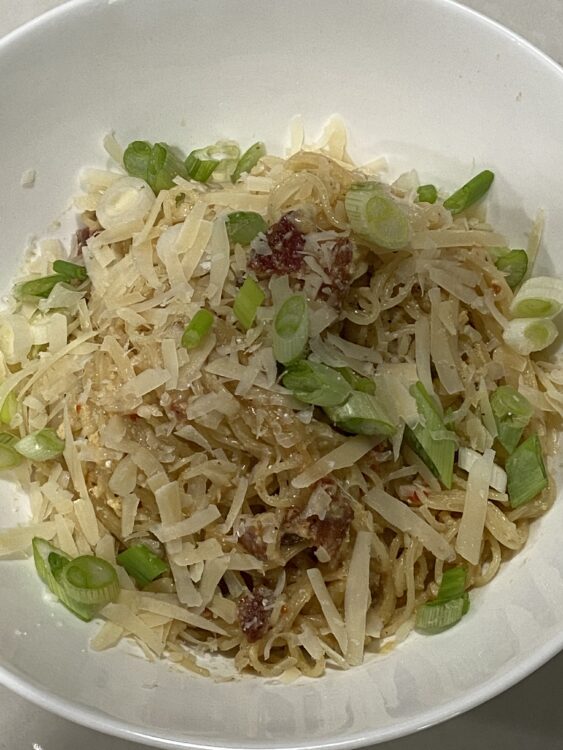 Chrissy Teigen's Spicy Miso Carbonara Pasta Recipe